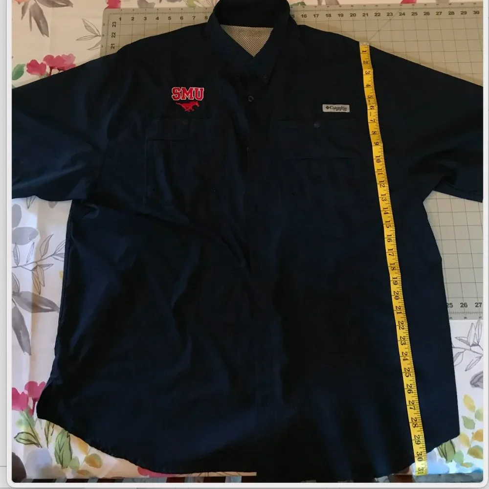 Mens SMU Colombia PFG Fishing Shirt XXL - Picture 3 of 3